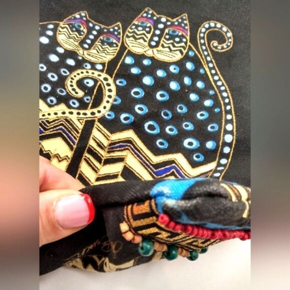Laurel Burch Cat Purse Bag  Crossbody Kitty Handbag - Picture 15 of 16